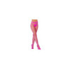 Collant sexy rose néon résille filet 